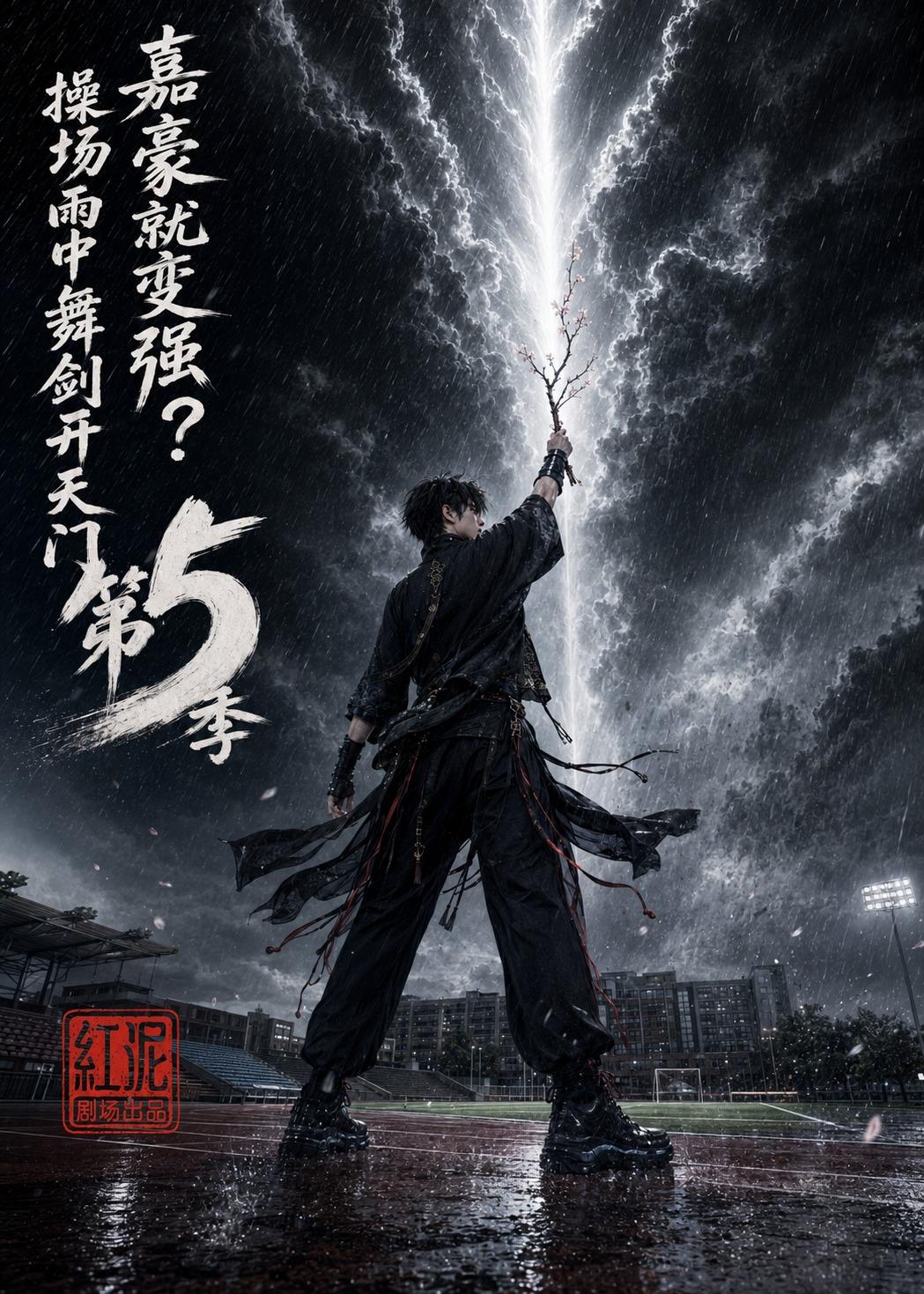 嘉豪就变强？操场雨中舞剑开天门第5季(全集)