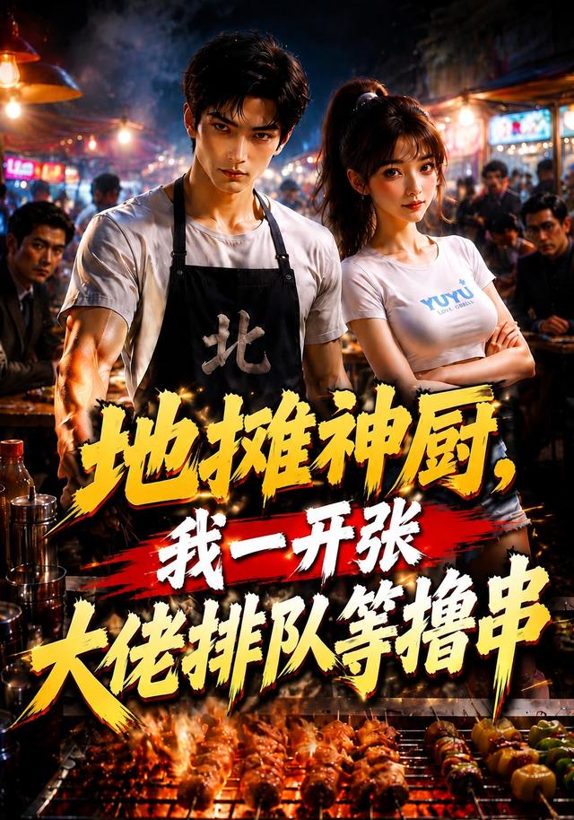 地摊神厨，我一开张大佬排队等撸串(全集)